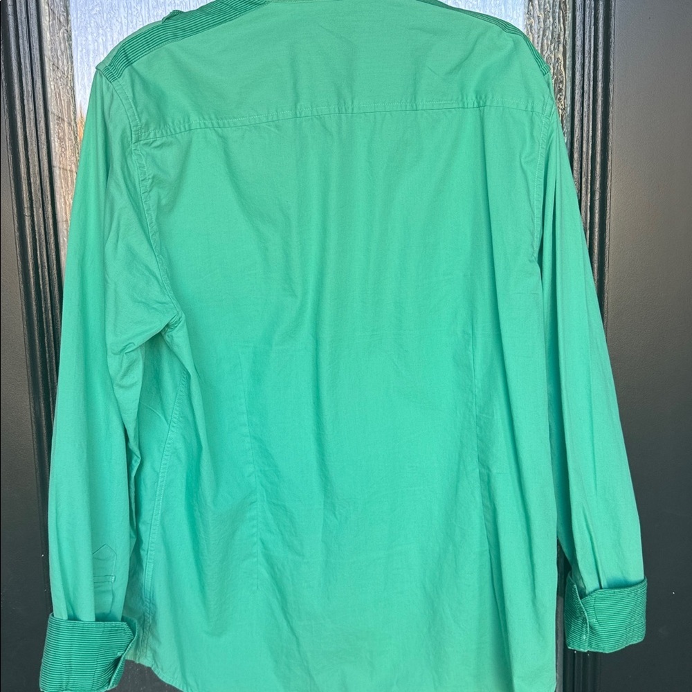 Wrangler Mint Green Collared Shirt - Picture 7 of 7